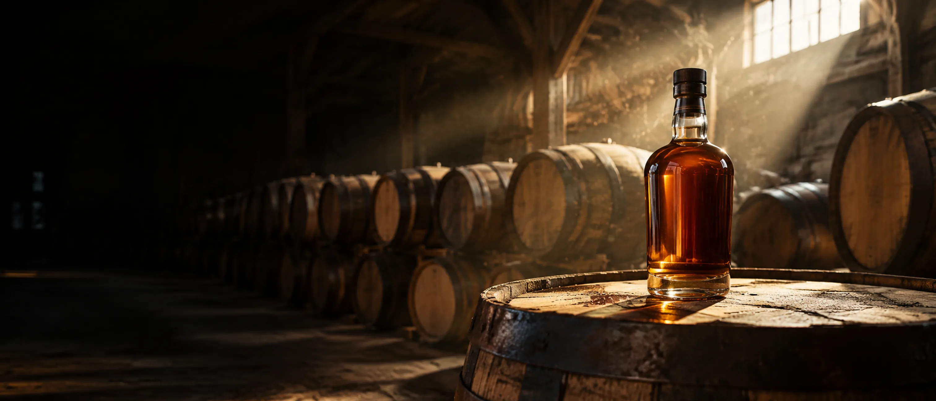 오크통 속에서 숙성되는 시간